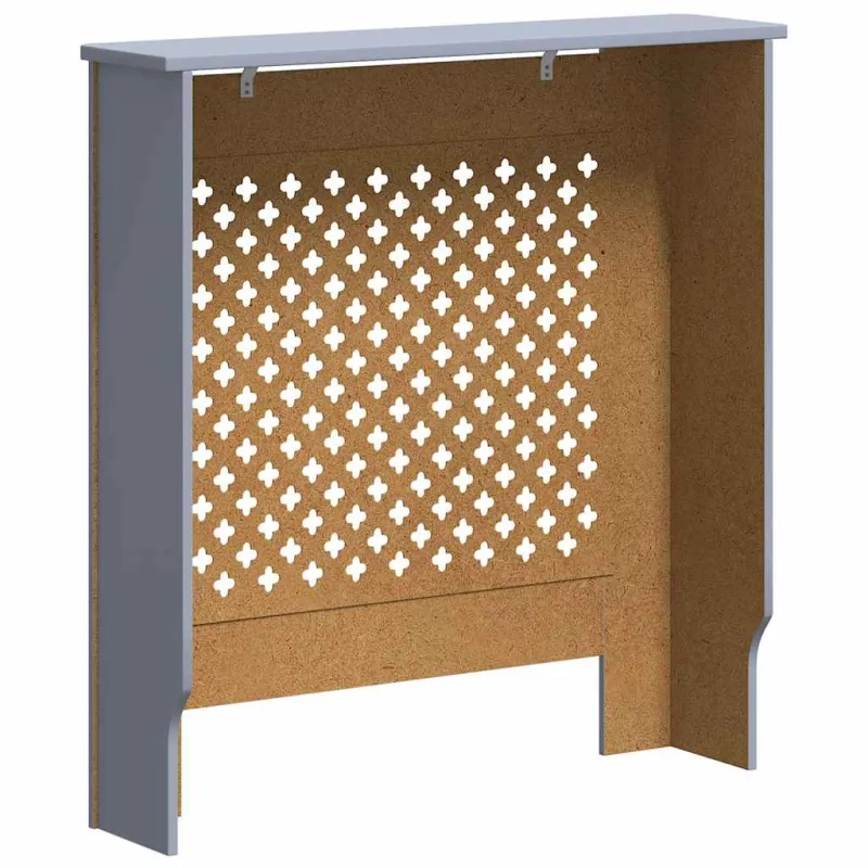 Radiatoriaus uždangalas, pilkos spalvos, 78cm, MDF