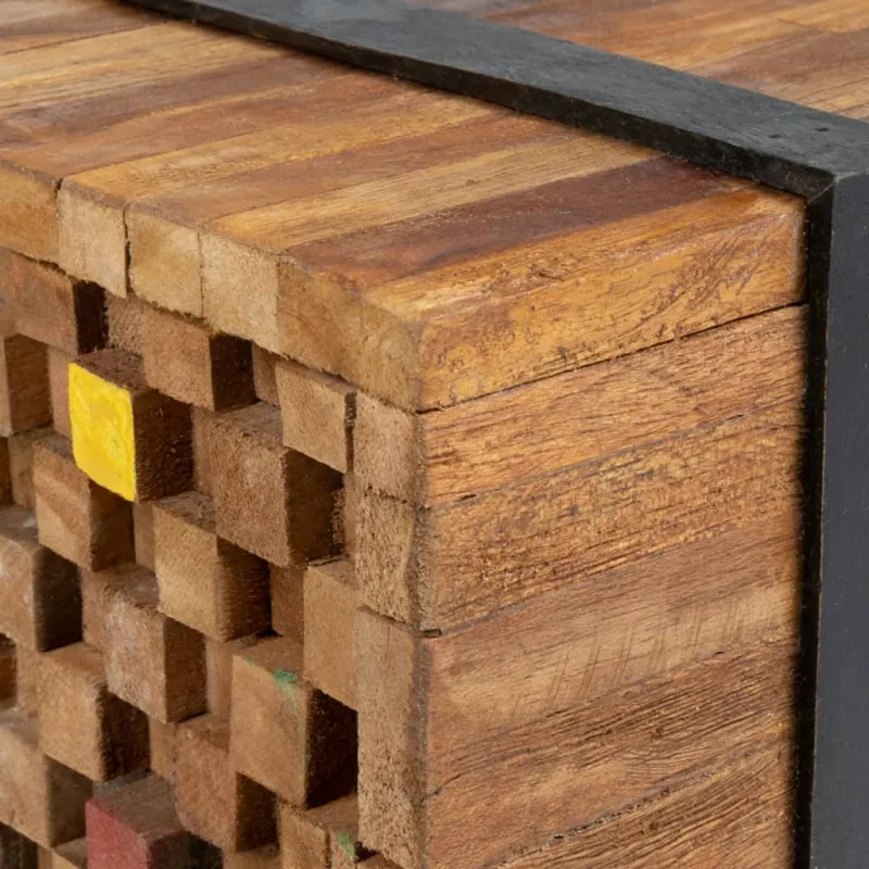 Televizoriaus staliukas, 110x30x32,5cm, tikmedžio masyvas