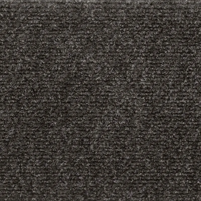 Laiptų kilimėliai, lipnūs, 15 vnt., 65x21x4 cm, antracito spalvos, stačiakampiai kraštai
