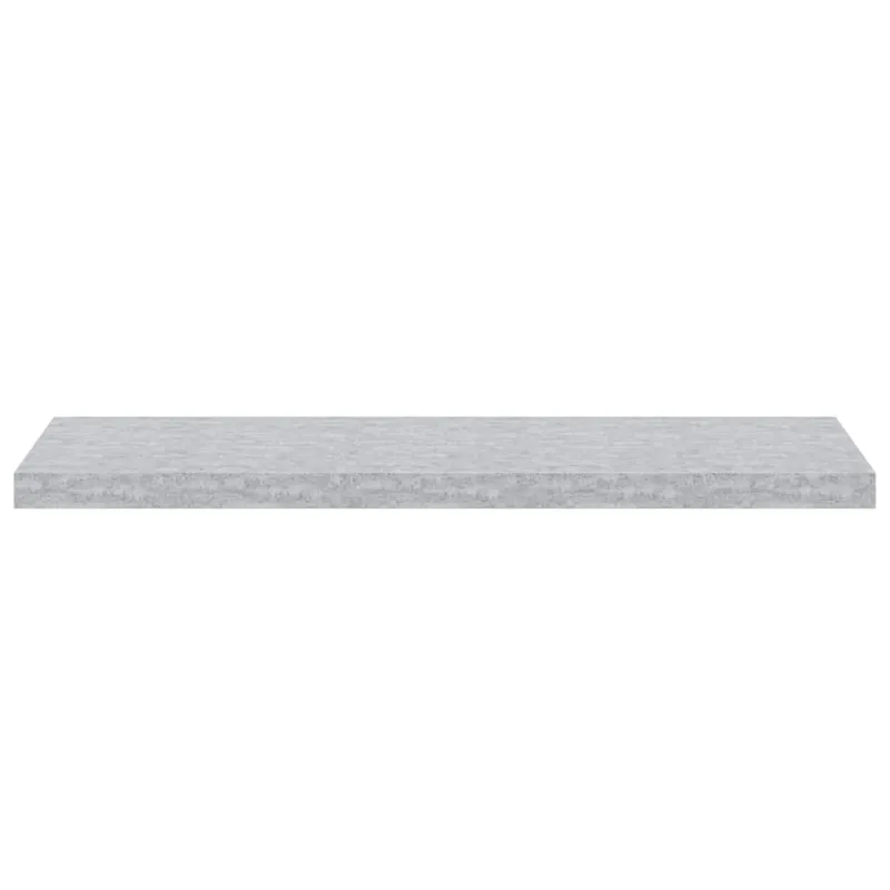 Pakabinamos lentynos, 2vnt., betono pilkos, 90x23,5x3,8cm, MDF