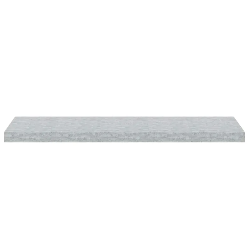 Pakabinamos lentynos, 4vnt., betono pilkos, 90x23,5x3,8cm, MDF