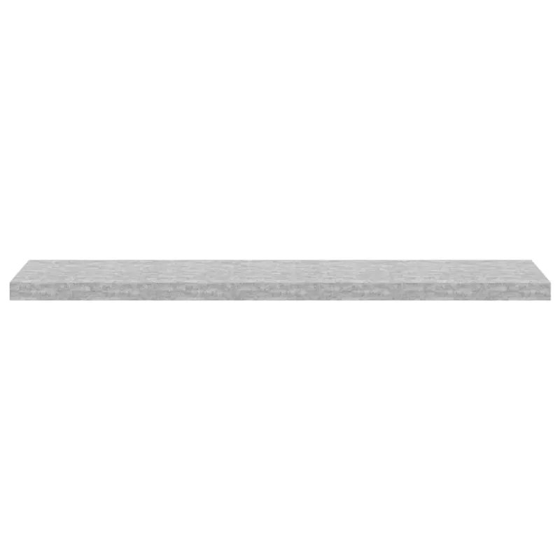 Pakabinama sieninė lentyna, betono pilka, 120x23,5x3,8cm, MDF
