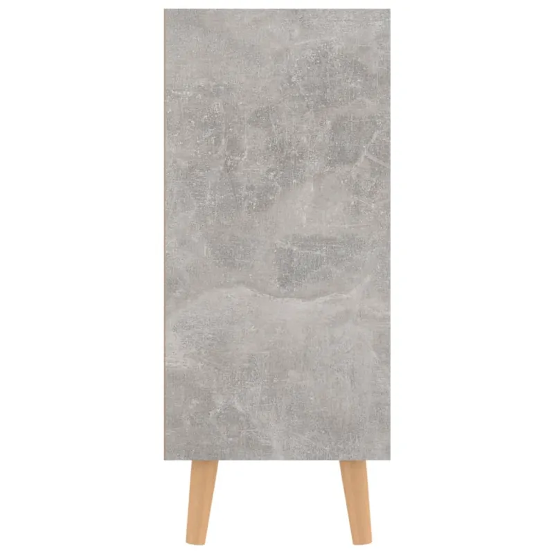 Šoninė spintelė, betono pilka, 90x30x72cm, apdirbta mediena