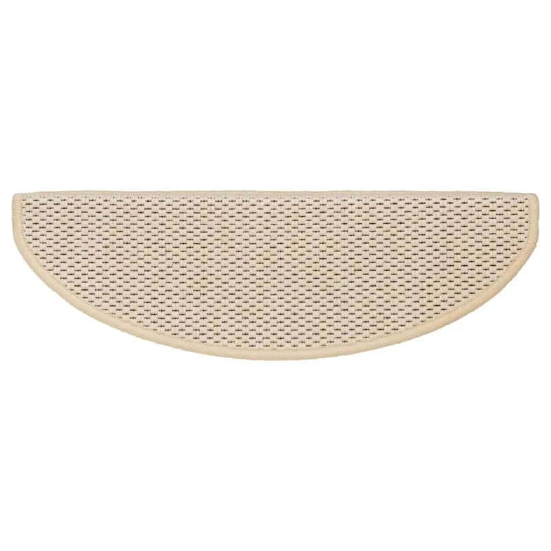 Lipnūs laiptų kilimėliai, 15vnt., berber spalvos, 65x21x4cm