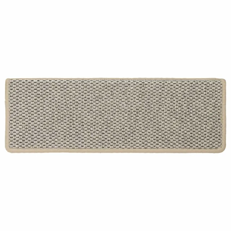 Lipnūs laiptų kilimėliai, 15vnt., šviesiai žalios spalvos, 65x21x4cm