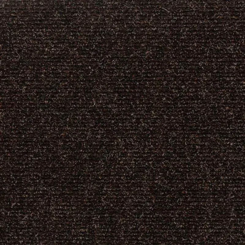 Laiptų kilimėliai, lipnūs, 15 vnt., 60x25 cm, tamsiai rudi, stačiakampiai