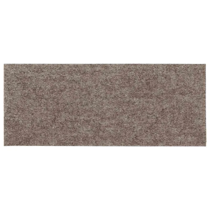 Laiptų kilimėliai, lipnūs, 15 vnt., 60x25 cm, smėlio spalvos, stačiakampiai