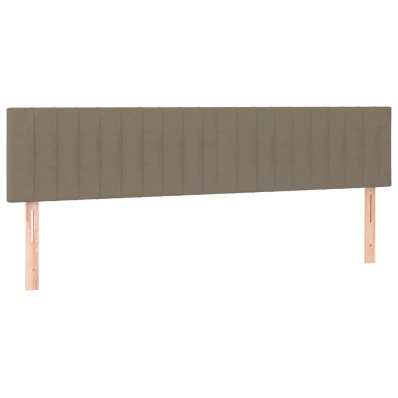 Lova su spyruoklėmis ir čiužiniu, taupe, 120x190cm, audinys