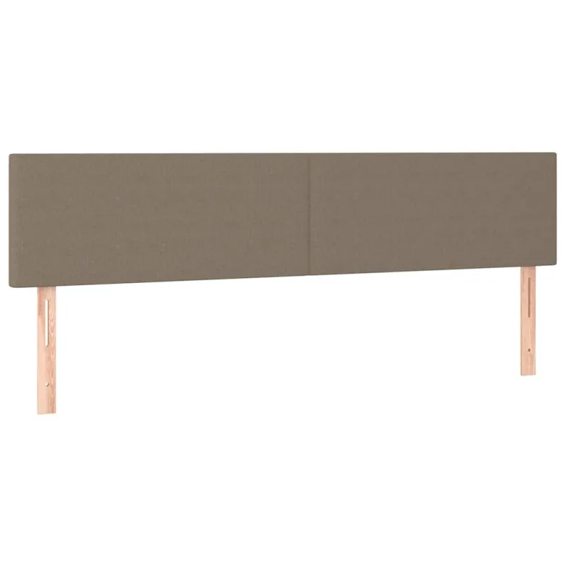 Lova su spyruoklėmis ir čiužiniu, taupe, 120x190cm, audinys