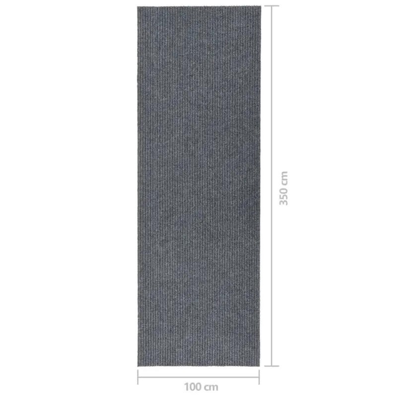 Purvą sugeriantis kilimas-takelis, pilkos spalvos, 100x350cm