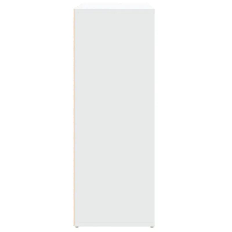 Šoninės spintelės, 2vnt., baltos, 60x31x84cm, apdirbta mediena