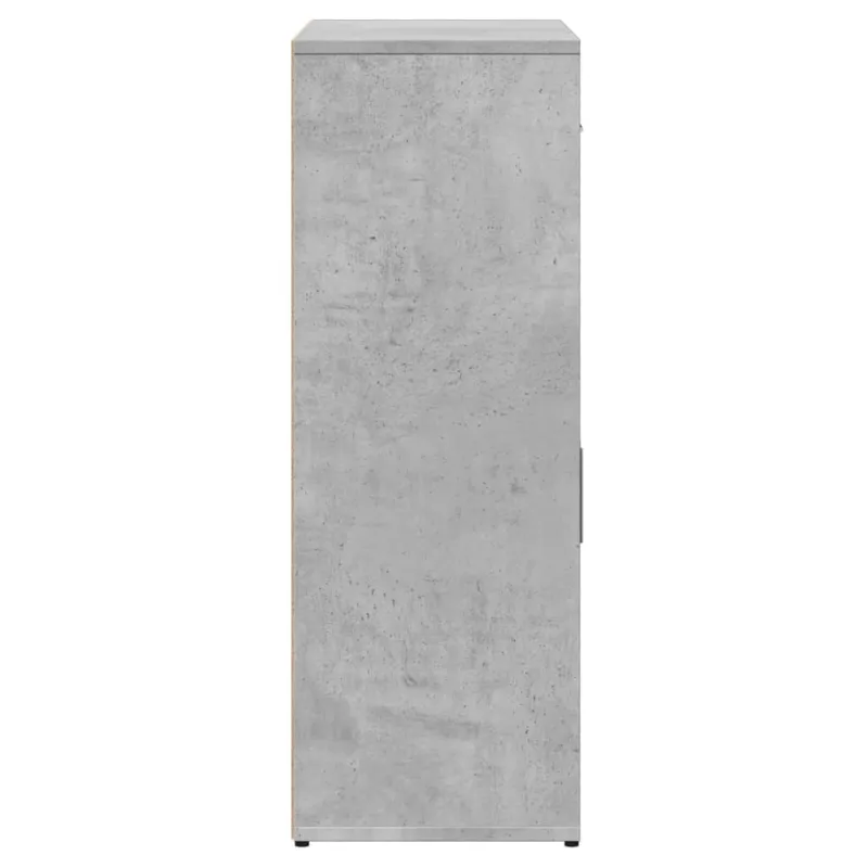 Šoninės spintelės, 2vnt., betono, 60x30x84cm, apdirbta mediena