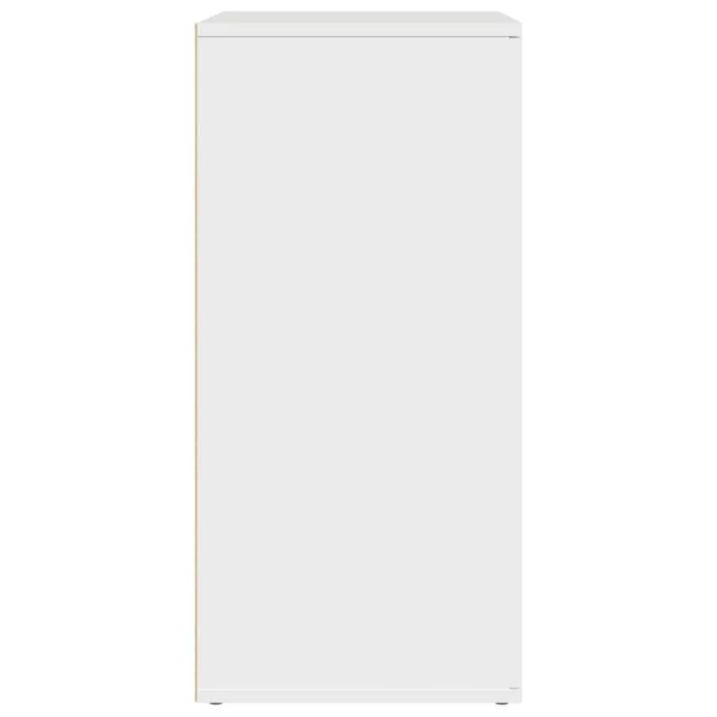 Šoninės spintelės, 2vnt., baltos, 79x38x80cm, apdirbta mediena