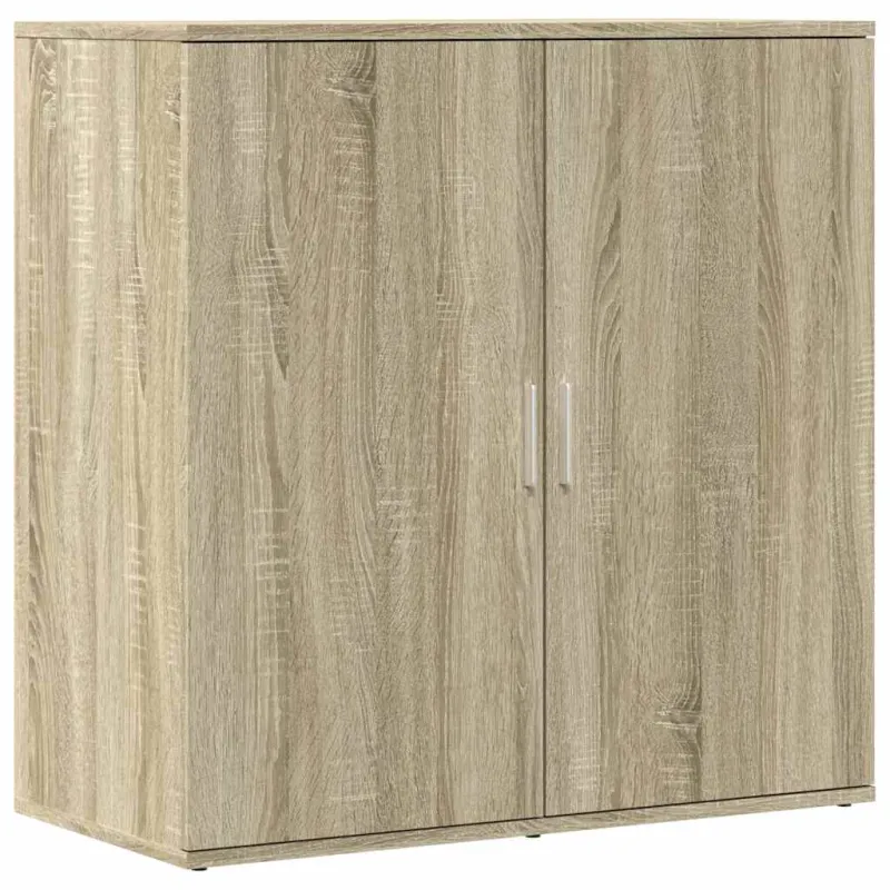 Šoninės spintelės, 2vnt., ąžuolo, 79x38x80cm, apdirbta mediena