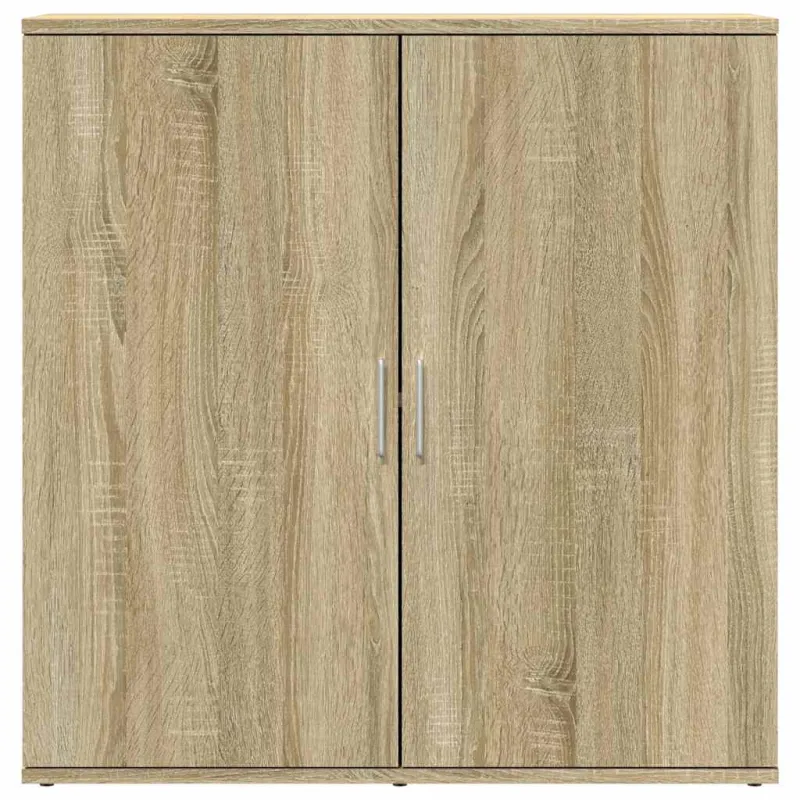 Šoninės spintelės, 2vnt., ąžuolo, 79x38x80cm, apdirbta mediena