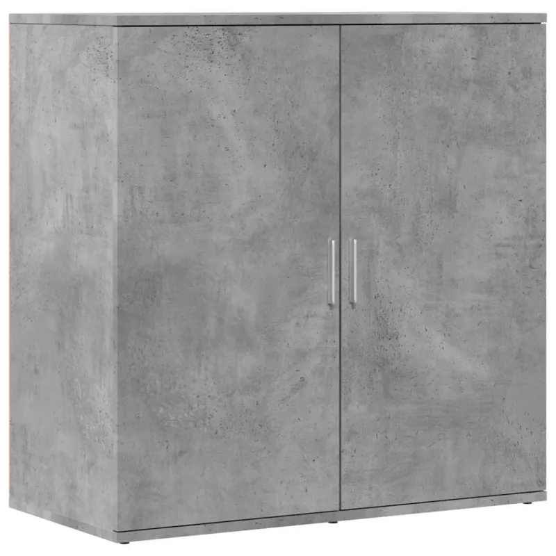 Šoninės spintelės, 2vnt., betono, 79x38x80cm, apdirbta mediena