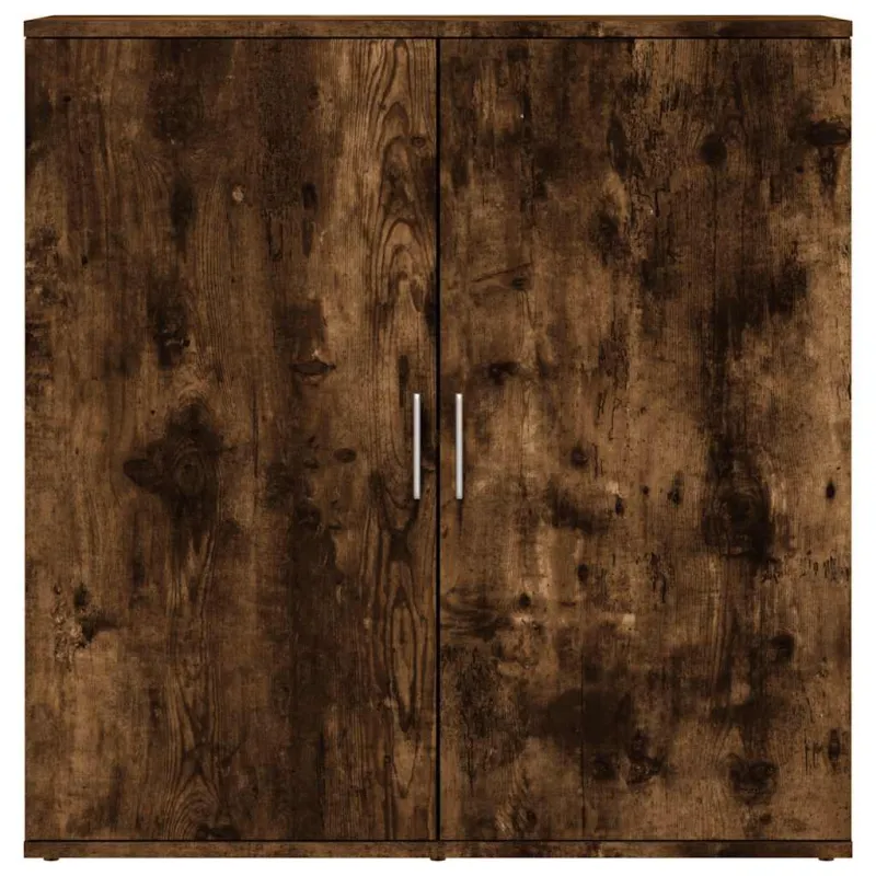 Šoninės spintelės, 2vnt., dūminio ąžuolo, 79x38x80cm, mediena