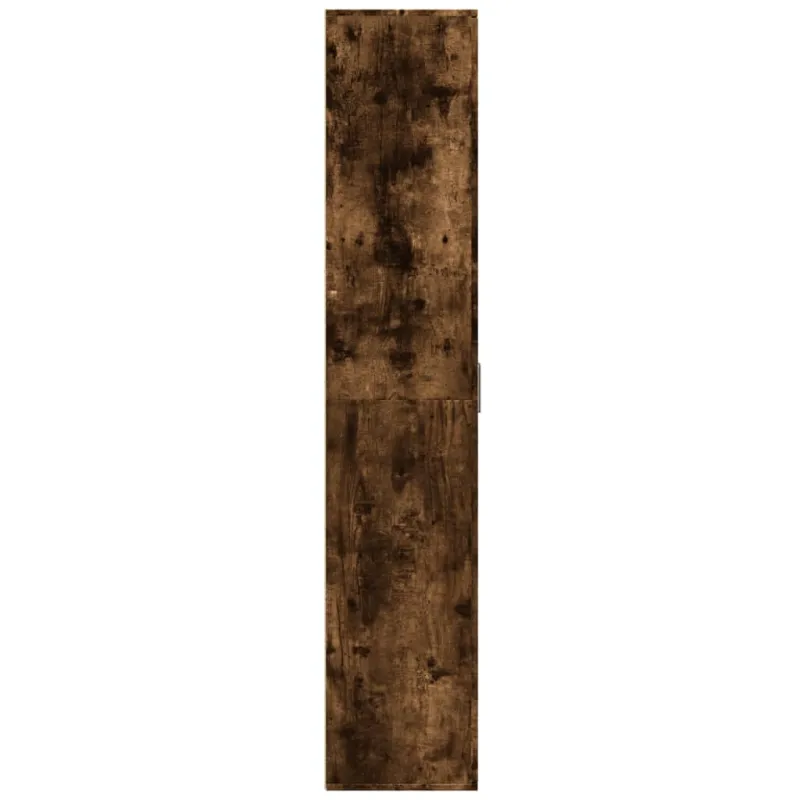 Komoda, dūminio ąžuolo spalvos, 80x35x180cm, apdirbta mediena