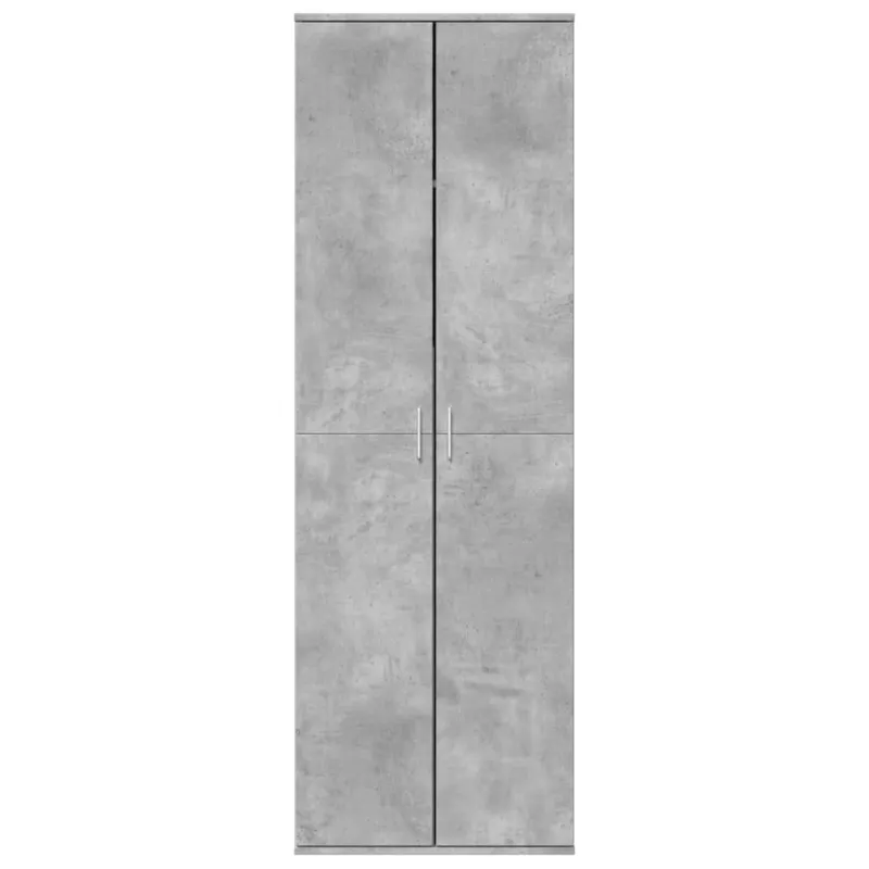 Komoda, betono pilkos spalvos, 60x35x180cm, apdirbta mediena