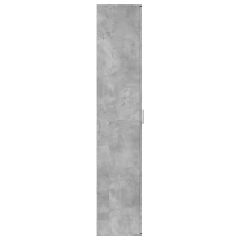 Komoda, betono pilkos spalvos, 60x35x180cm, apdirbta mediena