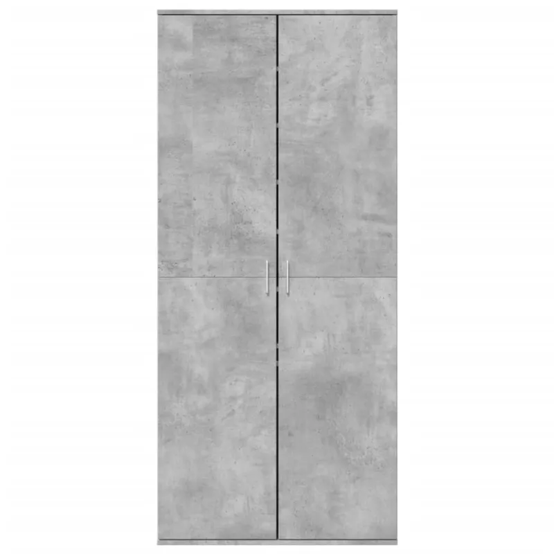 Spintelė batams, betono pilka, 80x39x178cm, MDP
