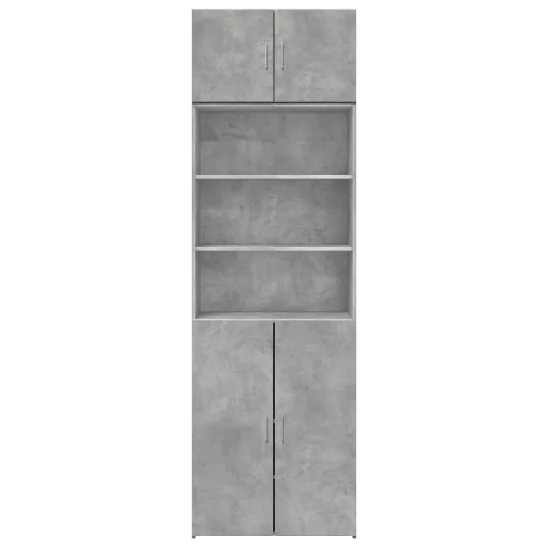 Spintelė daiktams, betono, 70x42,5x225cm, apdirbta mediena