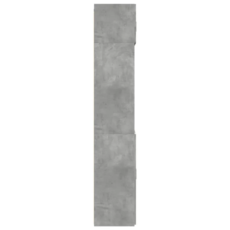 Spintelė daiktams, betono, 70x42,5x225cm, apdirbta mediena
