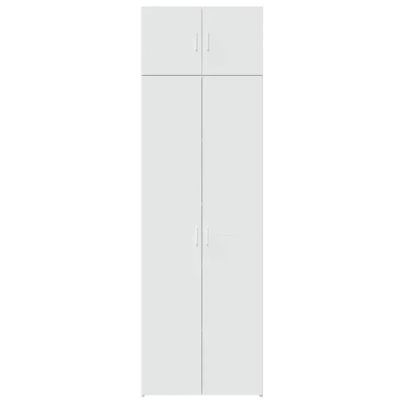 Spintelė daiktams, balta, 70x42,5x225cm, apdirbta mediena