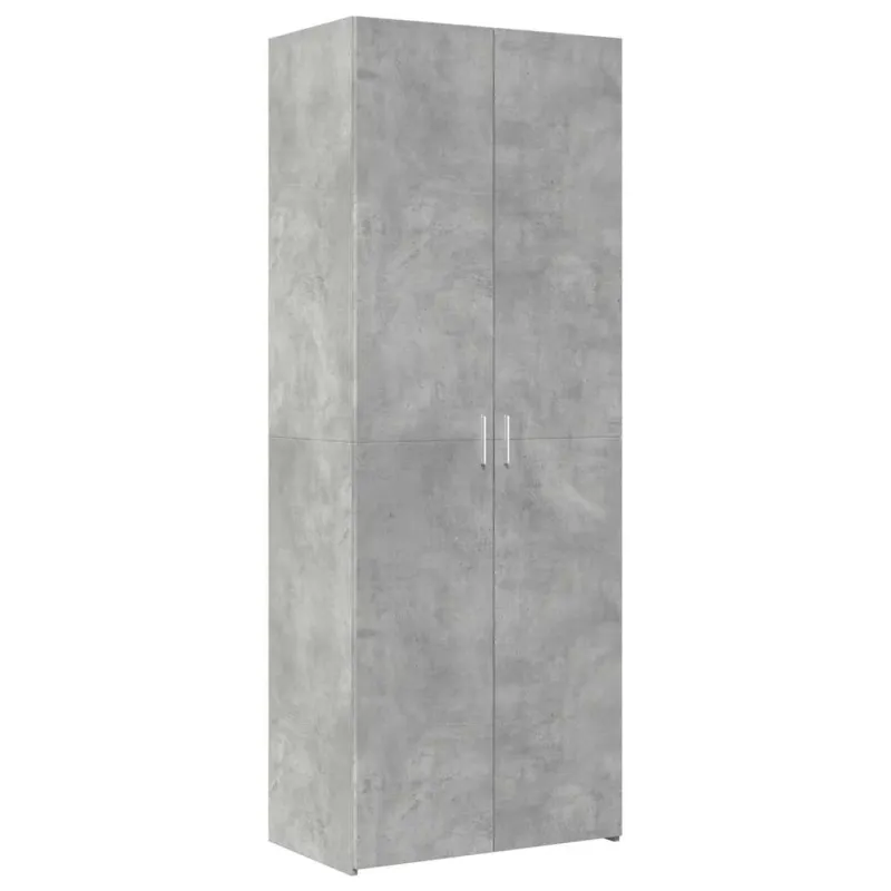 Spintelė daiktams, betono, 70x42,5x225cm, apdirbta mediena
