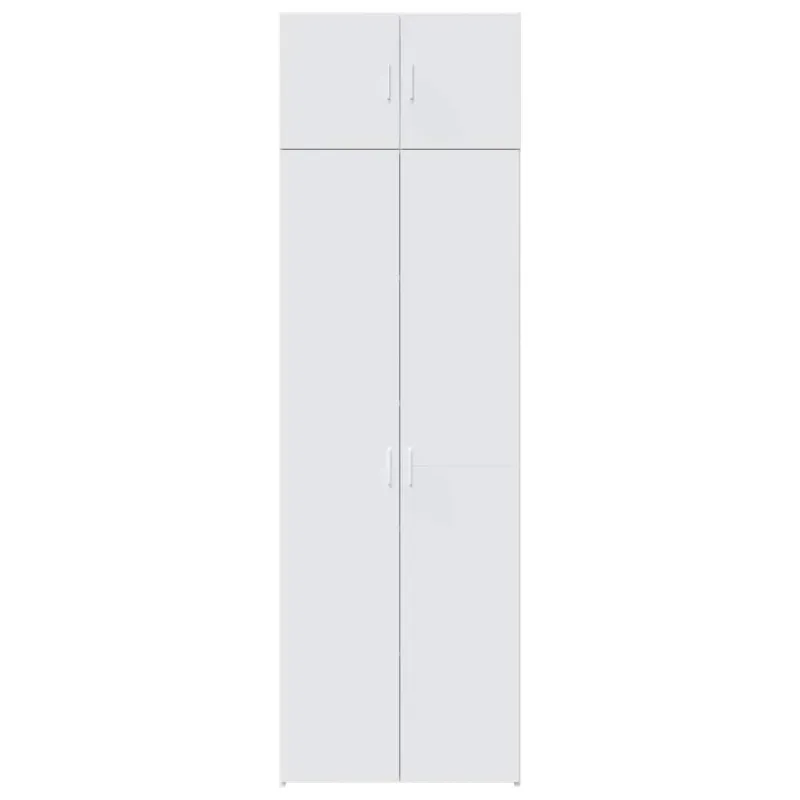 Spintelė daiktams, balta, 70x42,5x225cm, apdirbta mediena