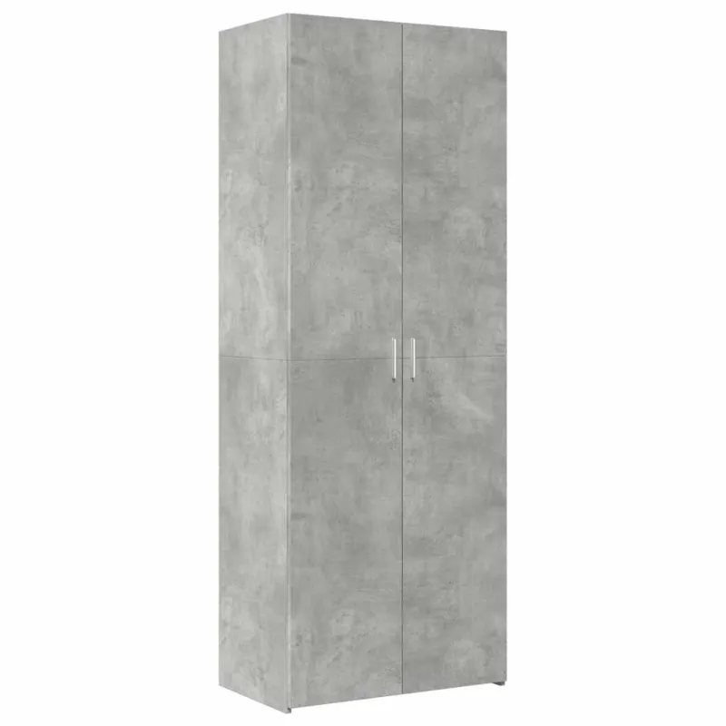 Spintelė daiktams, betono, 70x42,5x225cm, apdirbta mediena