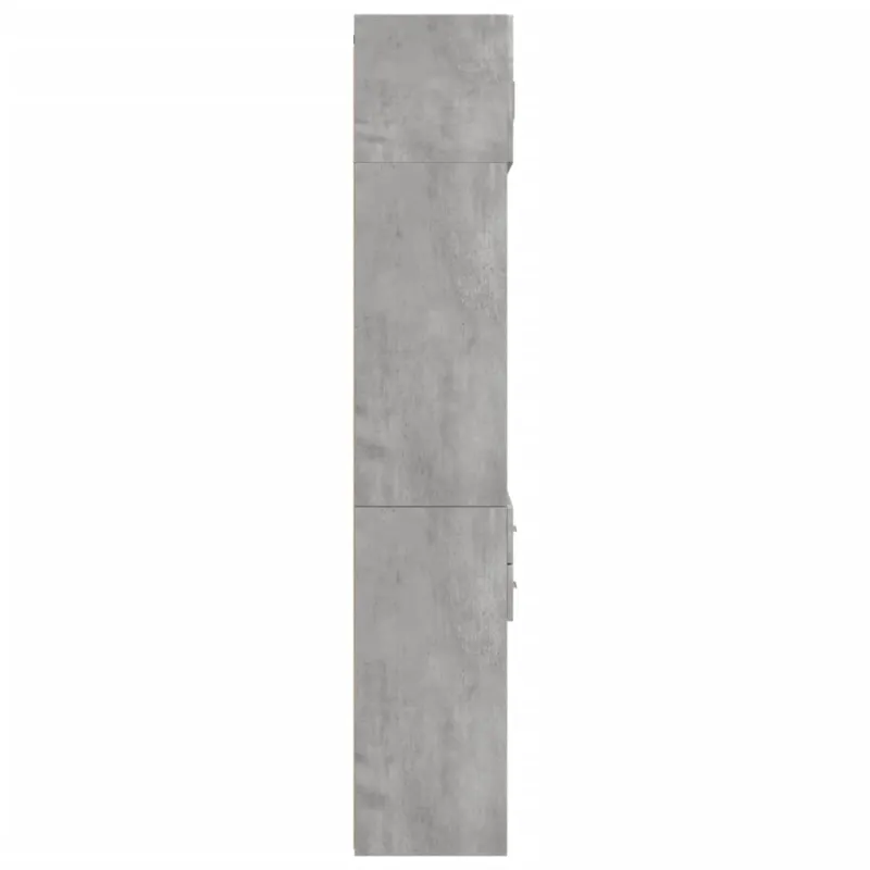 Spintelė daiktams, betono, 70x42,5x225cm, apdirbta mediena