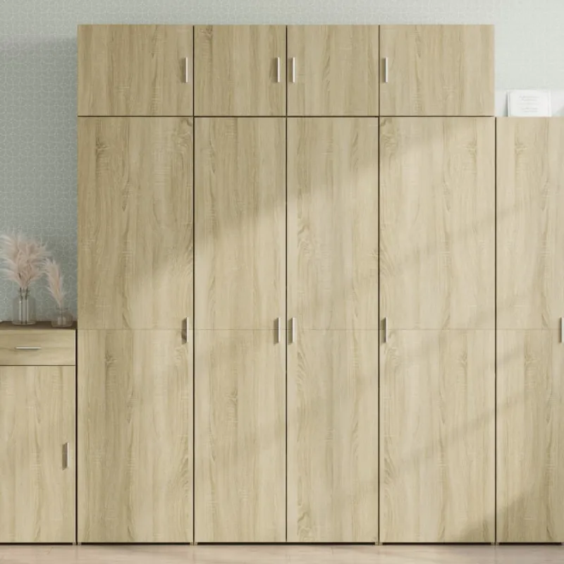 Spintelė daiktams, ąžuolo, 80x42,5x225cm, apdirbta mediena