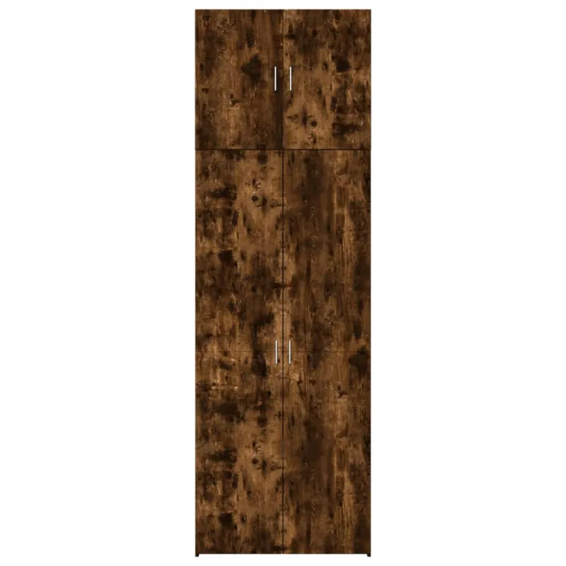 Komoda, dūminio ąžuolo spalvos, 80x42,5x249cm, apdirbta mediena