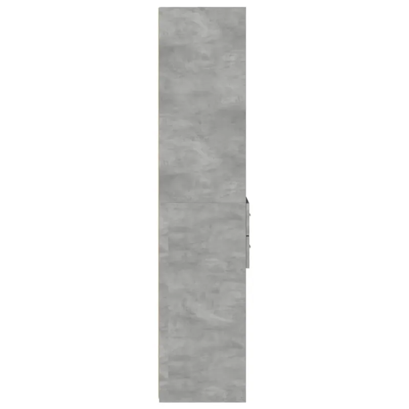 Komoda, betono pilkos spalvos, 45x42,5x185cm, apdirbta mediena
