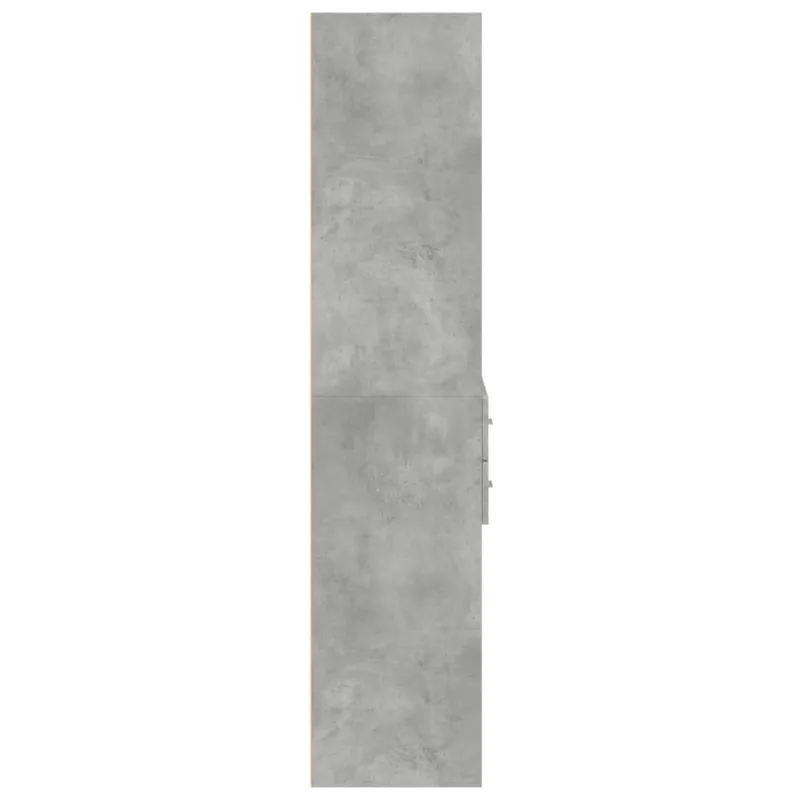 Komoda, betono pilkos spalvos, 70x42,5x185cm, apdirbta mediena