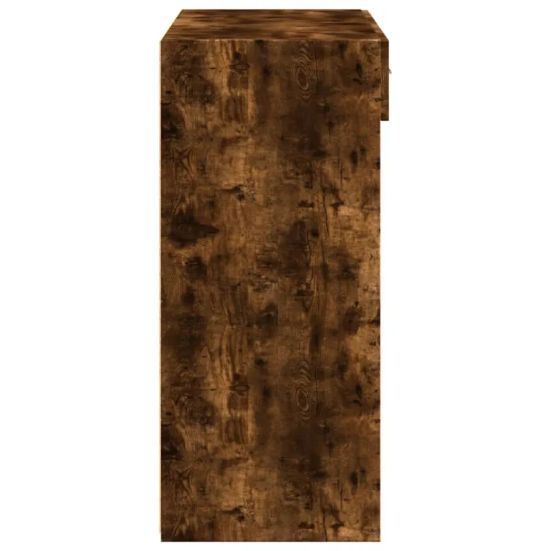 Šoninė spintelė, dūminio ąžuolo, 80x42,5x93cm, apdirbta mediena