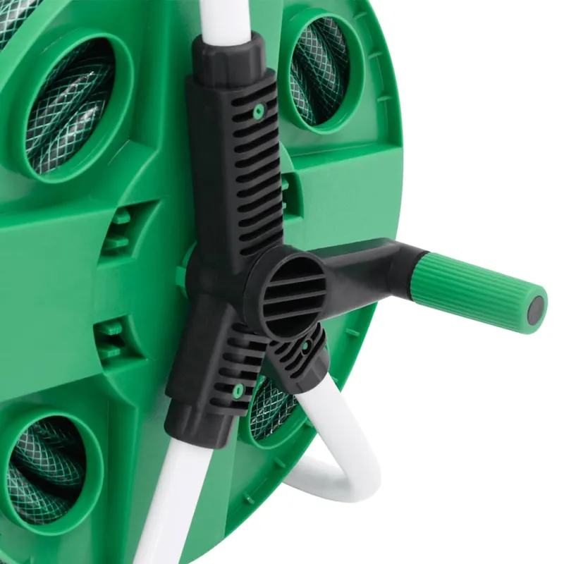 Žarnos ritė su tvirtinimo detalėmis, žalia, 0,5", 30m, PVC