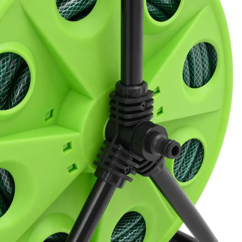 Žarnos ritė su tvirtinimo detalėmis, žalia, 0,5", 30m, PVC