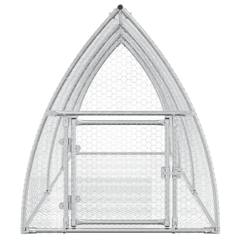 Narvelis triušiams, sidabrinis, 105x300x120cm, plienas