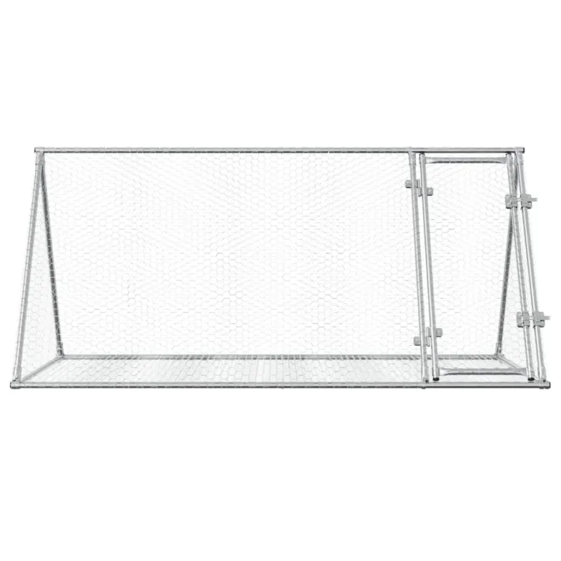 Narvelis triušiams, sidabrinis, 200x105x91cm, plienas
