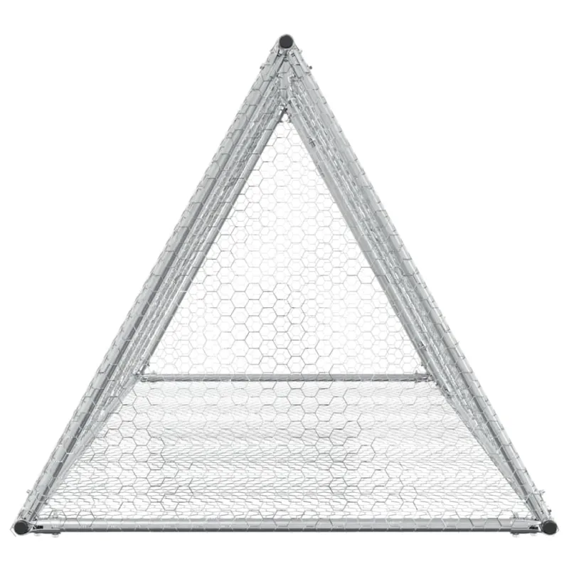 Narvelis triušiams, sidabrinis, 200x105x91cm, plienas