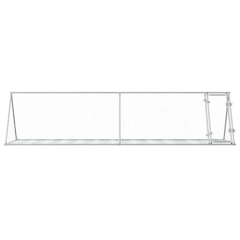 Narvelis triušiams, sidabrinis, 400x105x91cm, plienas