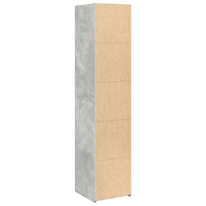 Komoda, betono pilkos spalvos, 40x41x185cm, apdirbta mediena