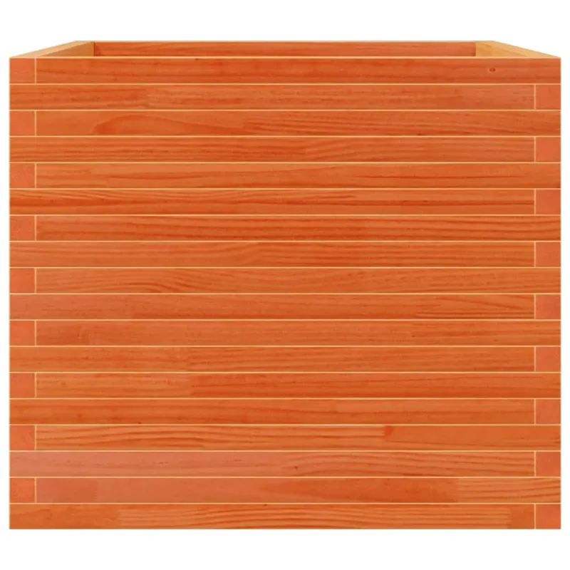 Sodo lovelis, vaško rudas, 80x80x68,5cm, pušies masyvas