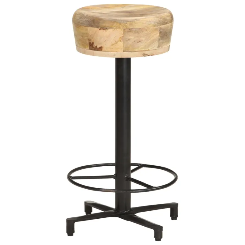 Baro taburetės, 2vnt., 66cm, mango medienos masyvas