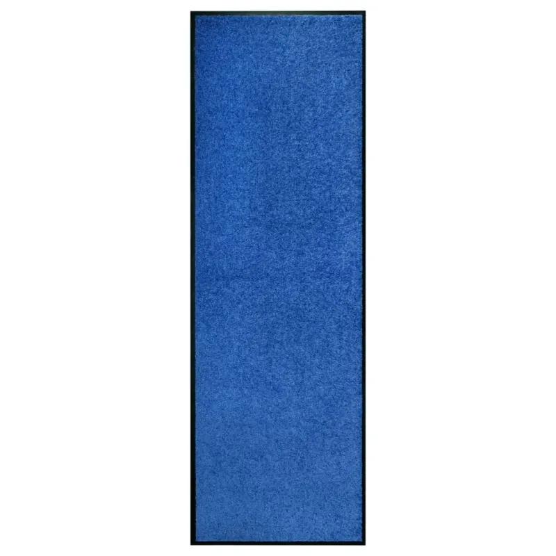 Durų kilimėlis, mėlynos spalvos, 60x180cm, plaunamas