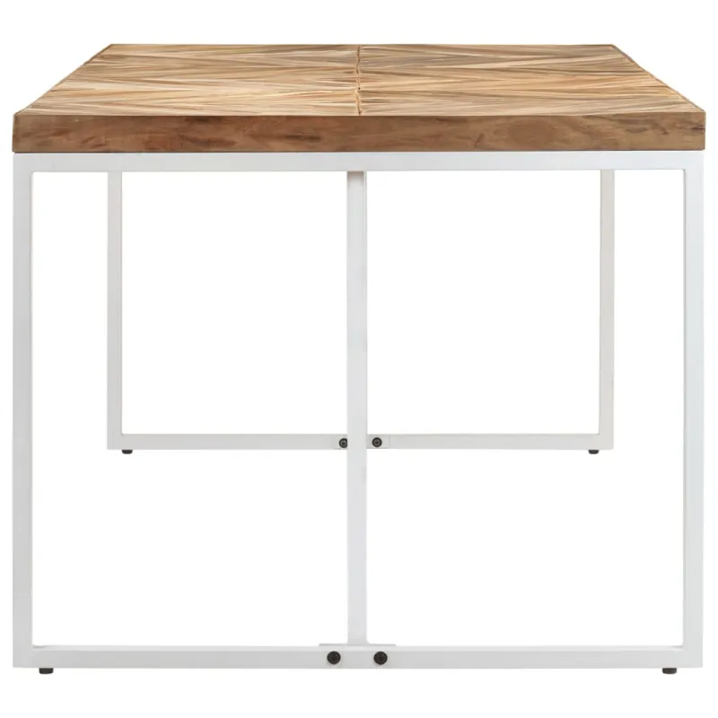 Valgomojo stalas, 180x90x76cm, akacija ir mango mediena