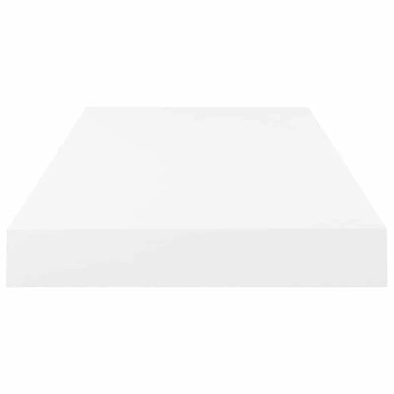 Pakabinama sieninė lentyna, balta, 50x23x3,8cm, MDF, blizgi