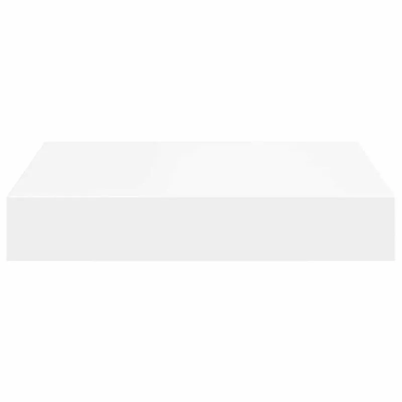 Pakabinamos lentynos, 2vnt., baltos, 23x23,5x3,8cm, MDF